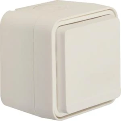 W.1 Base de enchufe Schuko 2P+Z completa IP55 blanco