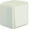 W.1 conector cruzado IP55, completo blanco