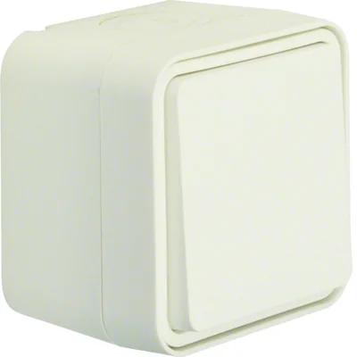 W.1 conector universal IP55, completo blanco