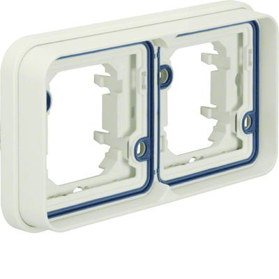 W.1 Double horizontal frame for flush mounting IP55 white