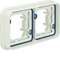 W.1 Double horizontal frame for flush mounting IP55 white