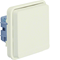 W.1 Earthed socket 2P+Z IP55 white