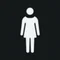W.1 Foil for traffic lights symbol "woman"