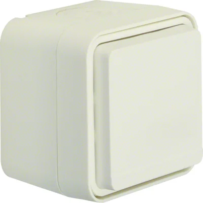 W.1 Gniazdo Schuko 2P+Z kompletne IP55 białe