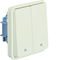 W.1 Interrupteur volet roulant avec symboles "flèches" imprimés IP55 blanc
