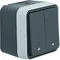 W.1 Interruttore a pulsante per tapparelle IP55, grigio