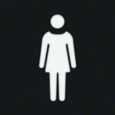 W.1 Lámina para el símbolo del semáforo "mujer"