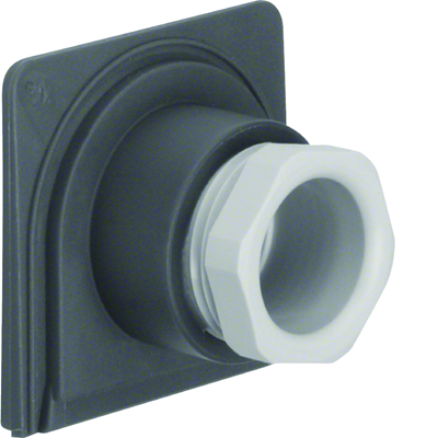 W.1 Membrane 1 pipe outlet, diameter M20x1.5, grey