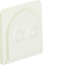 W.1 Membrane 2 cable outlets white
