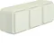 W.1 Presa con terra 2P+Z, completa, 2 vie, orizzontale, IP55, bianco