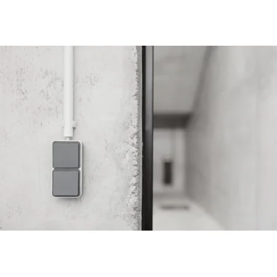 W.1 Single surface-mounted box IP55 dark grey