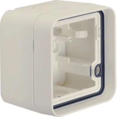 W.1 Single surface-mounted box IP55 white