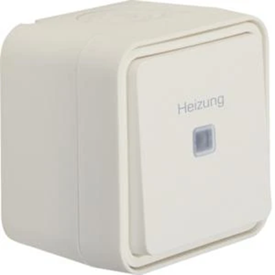 W.1 Universal connector with "Heizung" print complete IP55 white