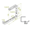 Wall and ceiling bracket WSS50