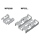 Wall and floor bracket for wire mesh trays, WPSS60