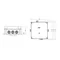 Wall box N180x180S white