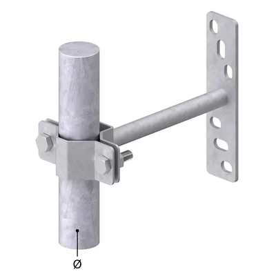 Wall bracket fi40 L=150mm type5a TYPE AN-845-40/OG/