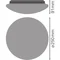 Wall lamp SURFACE CIRCULAR 250 13 W 4000K IP44 WT