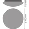 Wall luminaire SURFACE CIRCULAR 350 SENSOR 18 W 3000 K IP44 WT