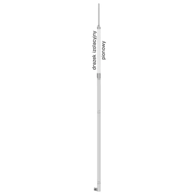 Wall mast for high-voltage insulated cables, height 5000mm PW