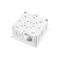 Wall-mounted box with glands 118x118x68mm IP55 white