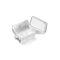 Wall-mounted box with glands 118x118x68mm IP55 white