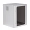 Wall-mounted cabinet 19 15Ux600x600 mm IP 54, solid side walls, glass door, external, RAL 7035