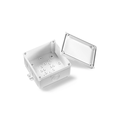 Wall-mounted junction box 118x118x68 IP67 white