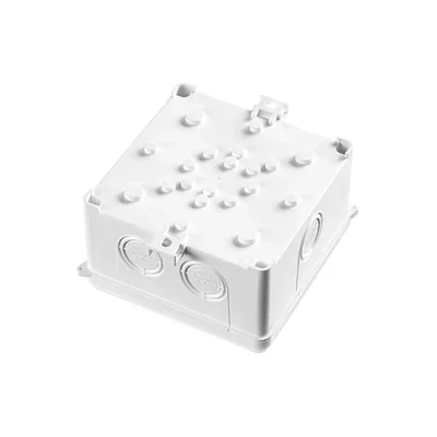 Wall-mounted junction box 118x118x68 IP67 white