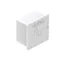 Wall test box 150x150x100 white