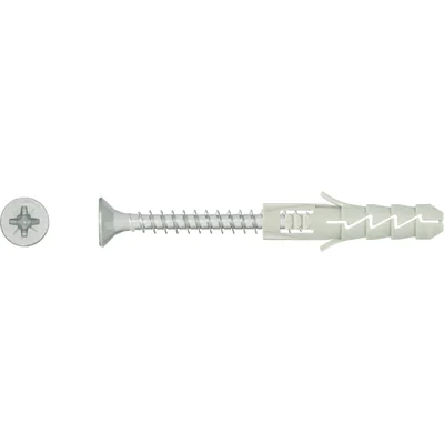 Wanddübel FIX fi 8 mit Schraube 4,5x50 mm Polypropylen