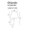Wandleuchte Orlando aus weißem Nickel