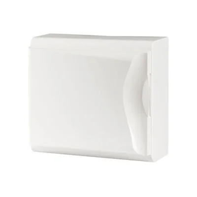 Wandschrank 255 mm mit weißen Türen