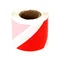 Warnband weiß und rot 8cmx100m