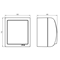 WAVE Interrupteur de fermeture "cloche" blanc