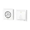 WAYO AC wireless doorbell, networked, battery-free button, learning system, 25 sounds, operating range 100m