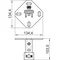 WBDHE 41 FT Wall bracket for MS 41 rails