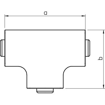 WDK channel tee 20x20