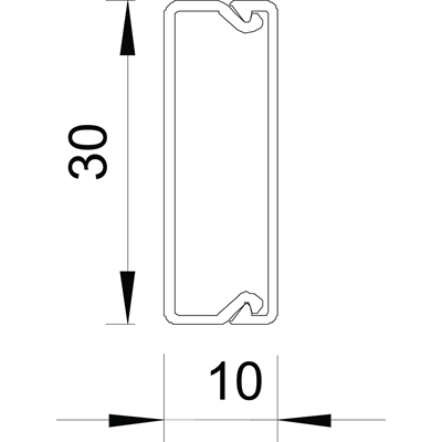 WDK channel with cover 10X30