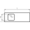 WDK cover 1 hole 150MM BLACK