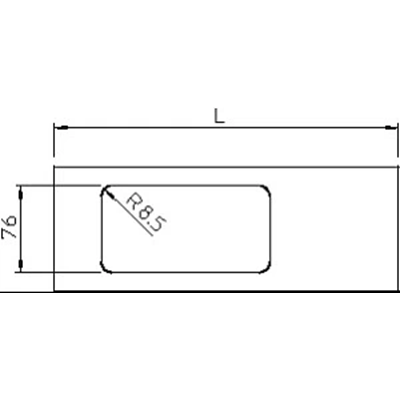 WDK cover 2 holes SZ.150MM CZB.