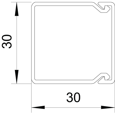 WDK-Kanal 30X30