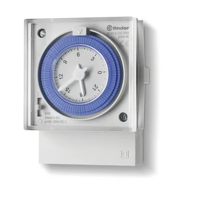 Weekly timer 1P 16A IP20 230V AC