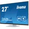 Weißer iiyama ProLite T2752MSC-W1 27" IPS LED-Touchmonitor /HDMI, DisplayPort / Lautsprecher, Nano-Beschichtung