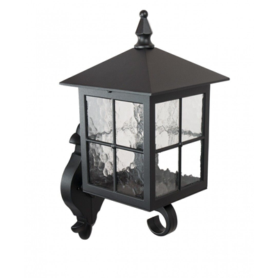 WENECJA Outdoor wall lamp black top