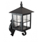 WENECJA Outdoor wall lamp black top