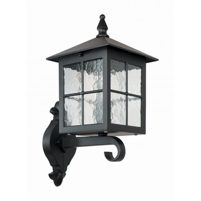 WENECJA Outdoor wall lamp black top