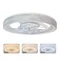 Wentylator sufitowy LED VIAGO 20W+15W 2000lm z pilotem cichy biały