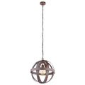 WESTBURY Lampa wisząca pojedyncza 37cm rdzawy