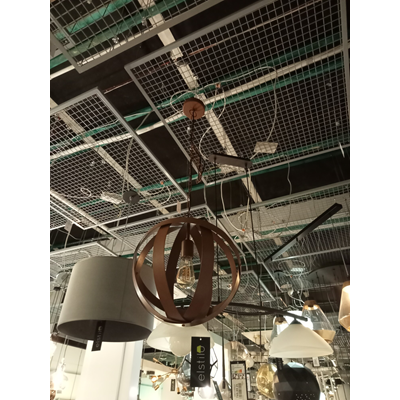 WESTBURY Single pendant lamp 37cm rusty